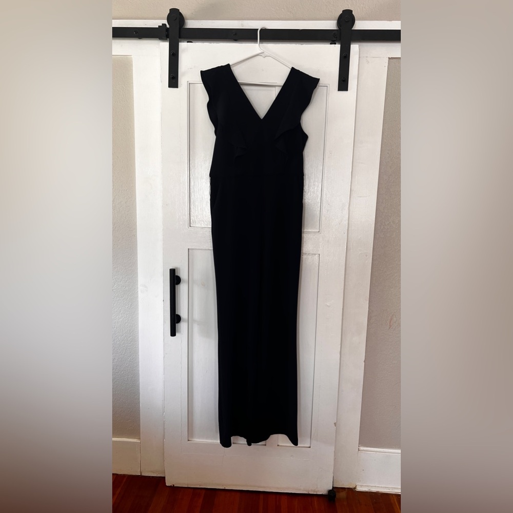 Halston Jumpsuit - Dark Navy | Size 8